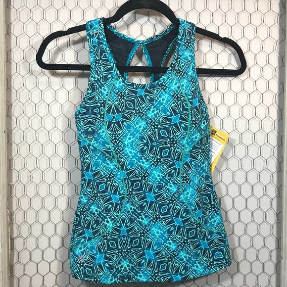 Athleta Blue/Turquoise Tank Top-NWT!!! - Picture 1 of 4